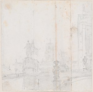 Capitoline Hill av Hubert Robert