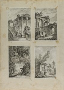 Kvelder i Roma av Hubert Robert