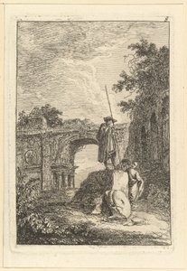 Triumfbuen.n.d. av Hubert Robert