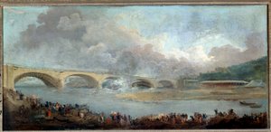 Bestemmelsen av Neuilly-broen 22.09.1772 Maleri av Hubert Robert (1733-1808) 1772 Søn. 1,13x1,95m Paris, Carnavalet-museet av Hubert Robert