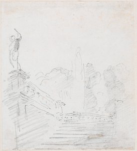 Monumental trapp av Hubert Robert