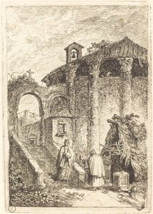 Det gamle tempelet av Hubert Robert