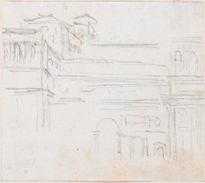 Villa Medici av Hubert Robert