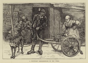 En ostehandler i fjellet i Tyrol av Hubert von Herkomer