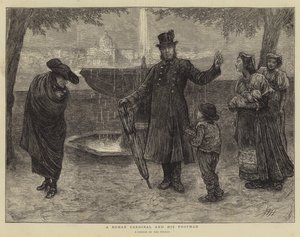 En romersk kardinal og hans fotgjenger av Hubert von Herkomer