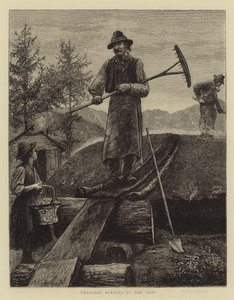 Kullbrennere i Alpene av Hubert von Herkomer