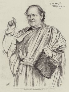 Gurnos Jones, dirigent for den walisiske Eisteddfod av Hubert von Herkomer