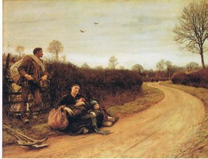 Harde tider av Hubert von Herkomer