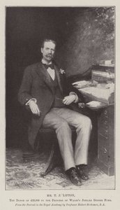 Mr T J Lipton, giveren av £25 000 til Princess of Wales