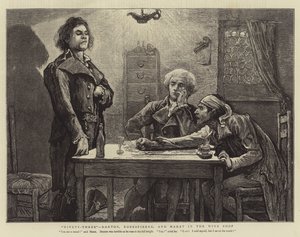 Ninety-Three, Danton, Robespierre og Marat i vinbutikken