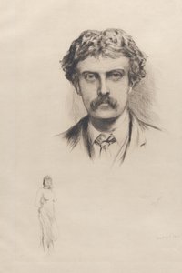 Portrett av Cecil Lawson, 1882. av Hubert von Herkomer