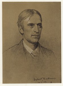 Selvportrett av Hubert Herkomer av Hubert von Herkomer
