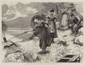 Turister i de bayerske Alpene, Echo av Hubert von Herkomer