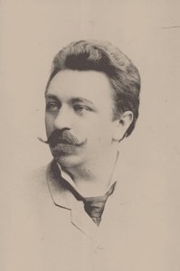 Portrett av komponisten Eugen Hildach 1849-1924.