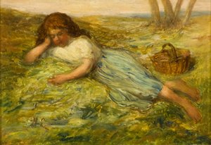 Pike og kurv, 1800-tallet av Hugh Cameron