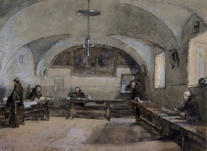 Interiøret i Capuchin-klosteret i Albano av Hugh Carter