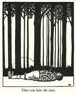 Der har du historien (litho) av Hugh Chesterman