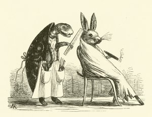 Skilpadde og hare (gravering)