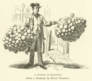 En forhandler av ballonger av Hugh Thomson