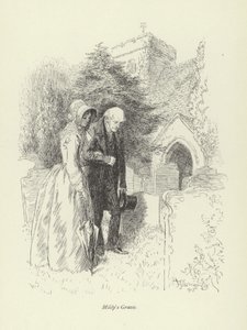 Illustrasjon for Amos Barton av George Eliot av Hugh Thomson