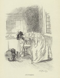Illustrasjon for Amos Barton av George Eliot av Hugh Thomson