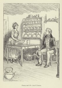 Illustrasjon for Amos Barton av George Eliot av Hugh Thomson