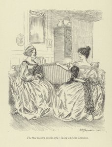 Illustrasjon for Amos Barton av George Eliot av Hugh Thomson