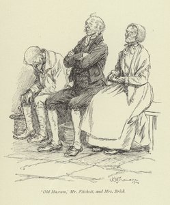 Illustrasjon for Amos Barton av George Eliot av Hugh Thomson