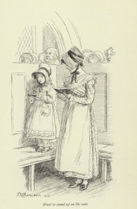 Illustrasjon for Amos Barton av George Eliot av Hugh Thomson