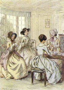 Illustrasjon for Amos Barton av George Eliot av Hugh Thomson