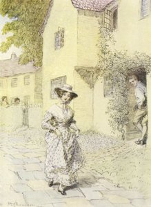 Illustrasjon for Amos Barton av George Eliot av Hugh Thomson