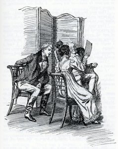 Illustrasjon for "Emma" av Jane Austen. Av Hugh Thomson (illustrasjon) av Hugh Thomson