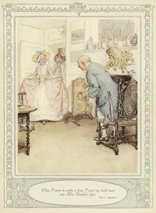 Illustrasjon for Goldsmith's She Stoops to Conquer