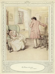 Illustrasjon for Goldsmith's She Stoops to Conquer