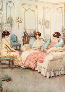 Illustrasjon for J M Barrie The Admirable Crichton av Hugh Thomson