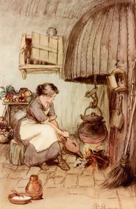 Illustrasjon for J M Barrie The Admirable Crichton av Hugh Thomson