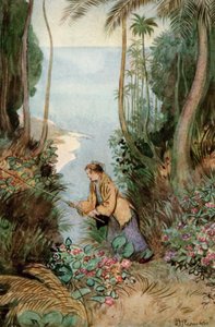 Illustrasjon for J M Barrie The Admirable Crichton av Hugh Thomson