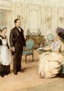 Illustrasjon for J M Barrie The Admirable Crichton av Hugh Thomson
