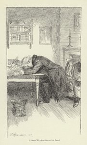 Illustrasjon for Janets Repentance av George Eliot av Hugh Thomson