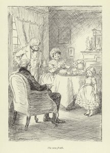 Illustrasjon for Janets Repentance av George Eliot av Hugh Thomson