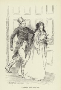 Illustrasjon for Janets Repentance av George Eliot av Hugh Thomson