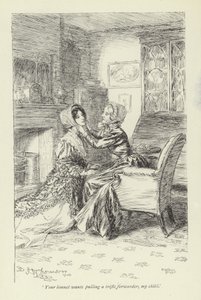 Illustrasjon for Janets Repentance av George Eliot av Hugh Thomson