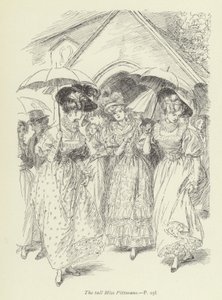 Illustrasjon for Janets Repentance av George Eliot av Hugh Thomson