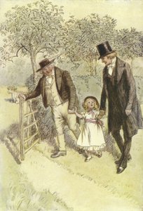Illustrasjon for Janets Repentance av George Eliot av Hugh Thomson