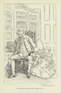Illustrasjon for Mr Gilfils Love Story av George Eliot av Hugh Thomson