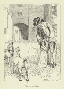 Illustrasjon for Mr Gilfils Love Story av George Eliot av Hugh Thomson