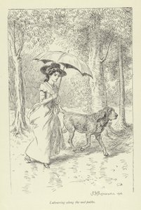 Illustrasjon for Mr Gilfils Love Story av George Eliot av Hugh Thomson