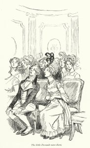 Illustrasjon for Persuasion av Jane Austen (litho) av Hugh Thomson