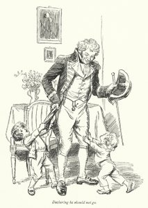 Illustrasjon for Persuasion av Jane Austen (litho)