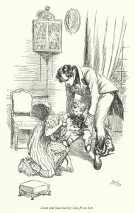 Illustrasjon for Persuasion av Jane Austen (litho) av Hugh Thomson